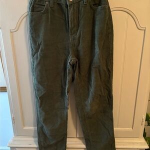 Green Corduroy Pants